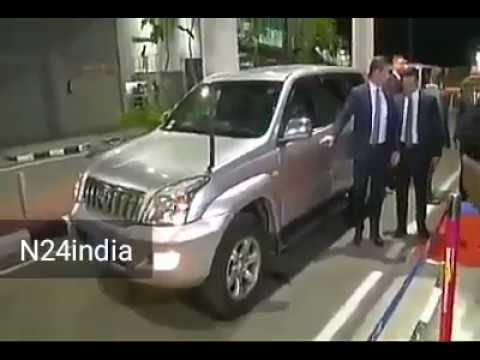 Ivanka trump arrive in Hyderabad (N24india)