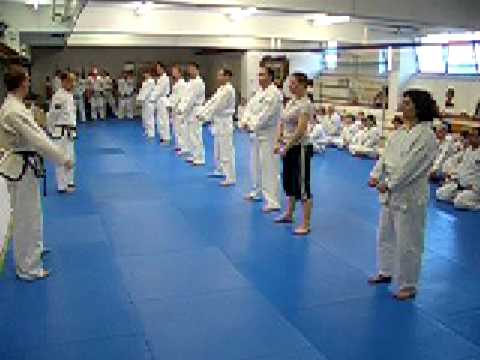 Vorführung Weißgurte, 1. Hyong - Chon-Ji