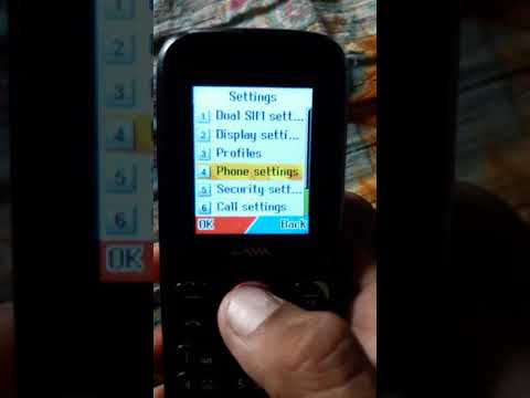 how to language change lava mobile