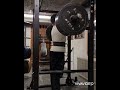 Front squat 150kg 3 reps for 5 sets with pause