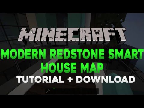 Modern Redstone Smart House Map for Minecraft 1.9 | Download and Installation Tutorial