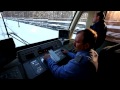 В кабине машиниста московского метро. Кабина метропоезда Русич 