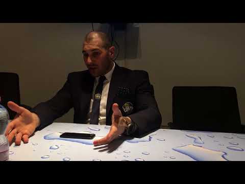 Pietro Figlioli al termine di Bpm Sport Management Pro Recco 1913 Waterpolo