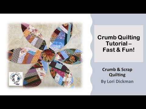Crumb Quilting Tutorial - USE UP those SCRAPS!