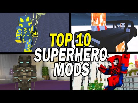 EPIC!! 10 Minecraft Superhero Mods 2022