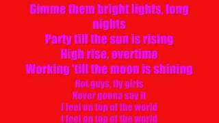 pussycat dolls top of the world with lyrics