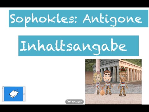 Antigone, Inhaltsangabe in Szenen, Sophokles