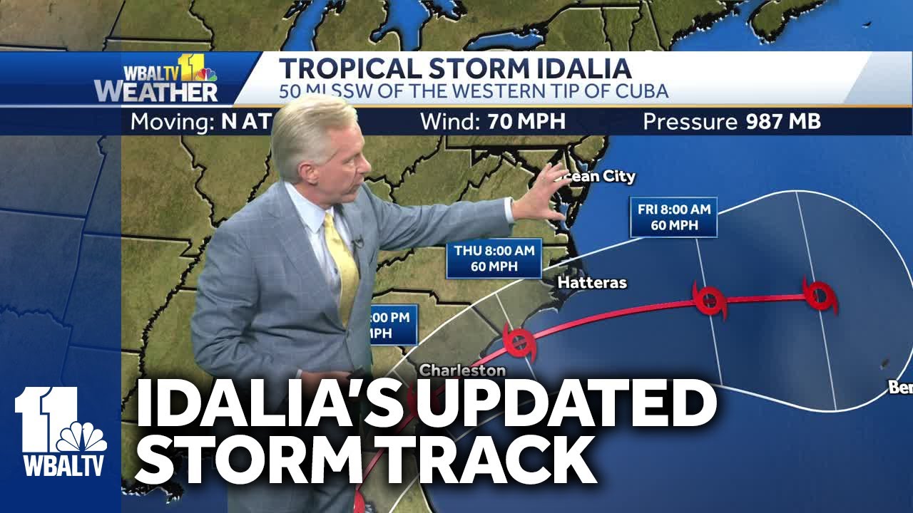 Has a hurricane hit Maryland?