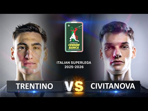 Trentino vs Civitanova | Italian Volleyball SuperLega 2025/2026