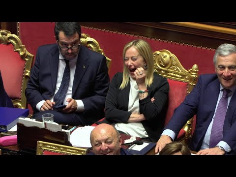 Renzi jokes about the Democratic Party: laughter and applause in the government and Meloni bursts...