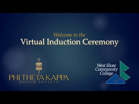 WSCC Phi Theta Kappa Virtual Induction Ceremony