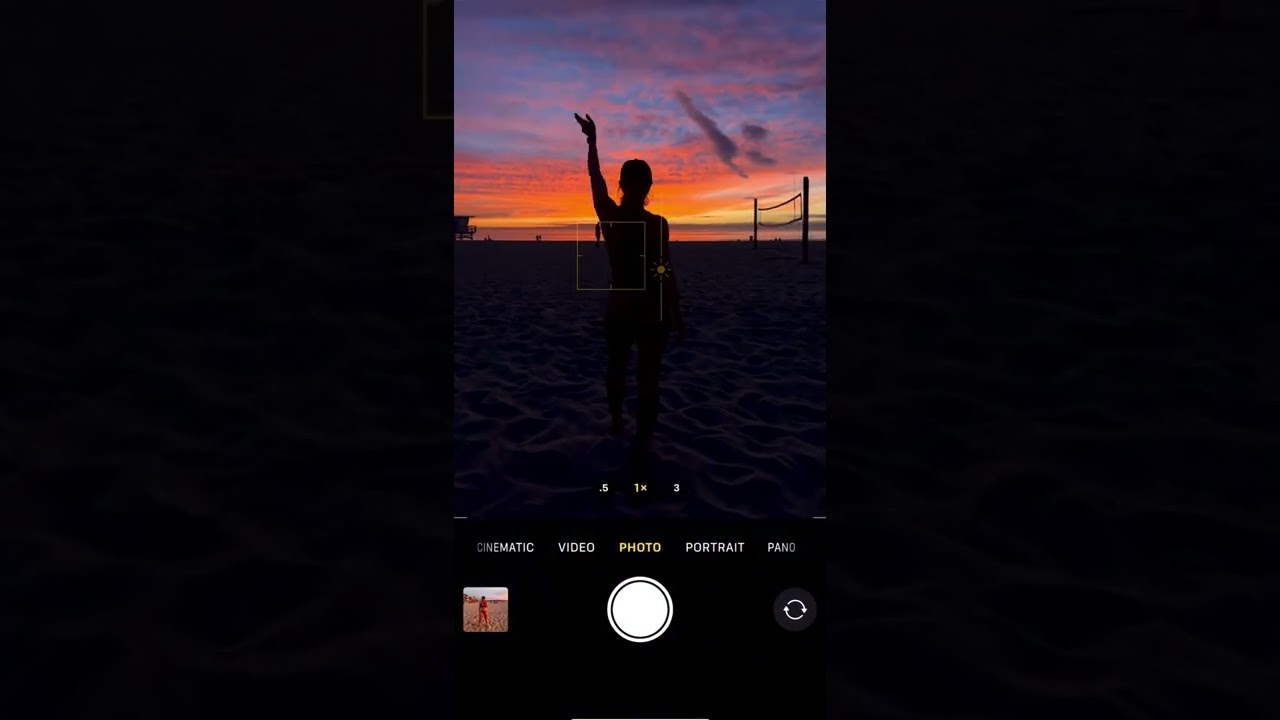 Sunset Silhouette Tutorial | Sunset Photography Idea | iPhone Photo Tips #shorts
