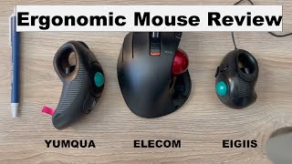 Best Ergonomic Mouse! – Review of the YUMQUA Y 10L Handheld Wireless Laser Pointer Trackball Mouse