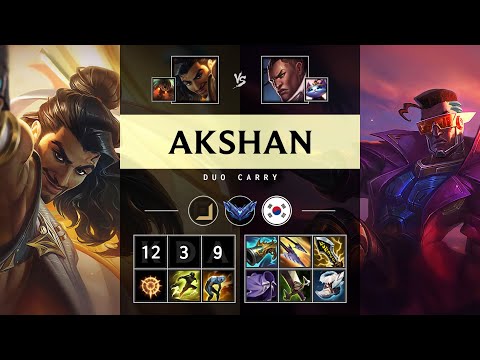 Akshan ADC vs Lucian - KR Diamond Patch 25.09
