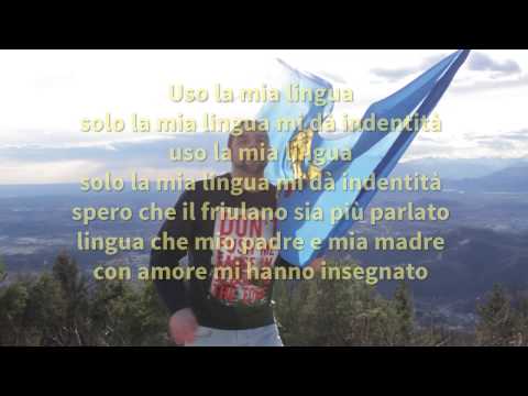 Dj Tubet - Identitât Furlane (lyrics on screen, Italian translation)