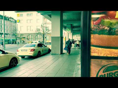 Walking in Munich around Ostbahnhof Station - Germany - 4K HDR