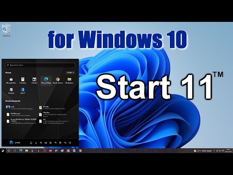 Make your desktop look like Windows 11 on Windows 10. Start11