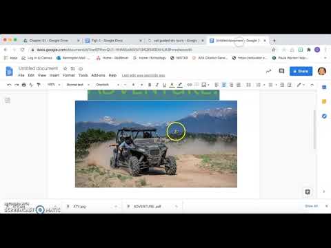 Adventure document with image