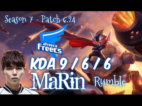 AFs MaRin RUMBLE vs YASUO Top - Patch 6.24 KR Ranked