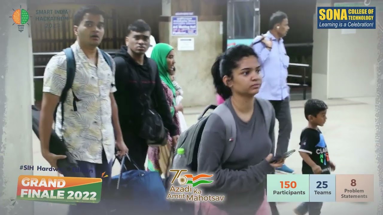 The Grand Finale of Smart India Hackathon 2022 @ Sona!