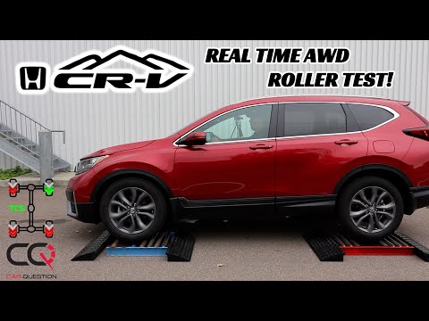 Honda CR-V Real Time AWD Roller / Slip Test | Do not turn TCS OFF!