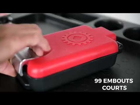 Coffret d'embouts de vissage avec adaptateur - 115 pièces MOB