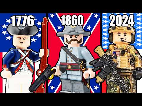 I built Every US ARMY Era in LEGO...