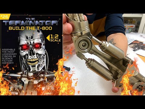 Build The Terminator T-800 Issue  26 - Completing the Right Arm (Speed Build )