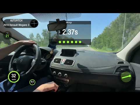 Renault Megane 3 1.5DCi MT FWD 2010 STOCK. 0-100 acceleration.