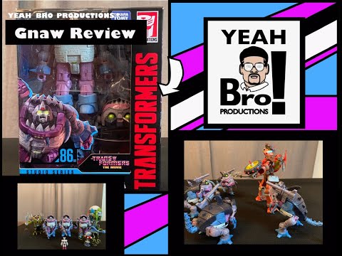 Transformers Studio Series ‘86 deluxe class Gnaw (08) 4K video review and comparisons ?????