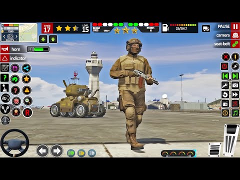 Extreme Army Truck Sim War | Gameplay