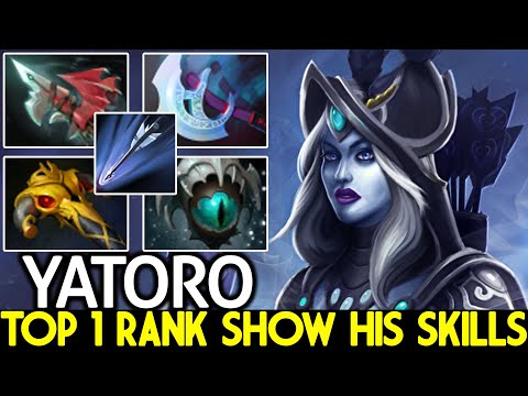 YATORO [Drow Ranger] Top 1 Rank Show His Skills Aggressive Plays Dota 2