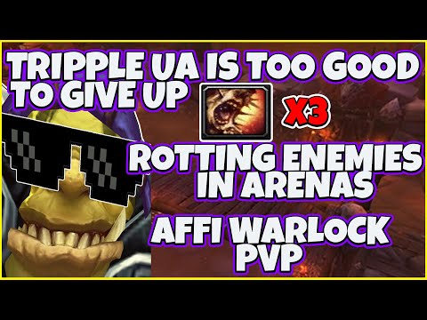 Affliction Warlock Is Too Easy ROTTING Enemies Alive - Tripple UA Is Better Than Death bolt?