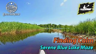 Virtual Kayaking | Finding Calm: Kayaking the Serene Blue Lake Maze