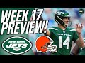 New York Jets vs Cleveland Browns PREVIEW | Week 17 2023 | Thursday Night Football