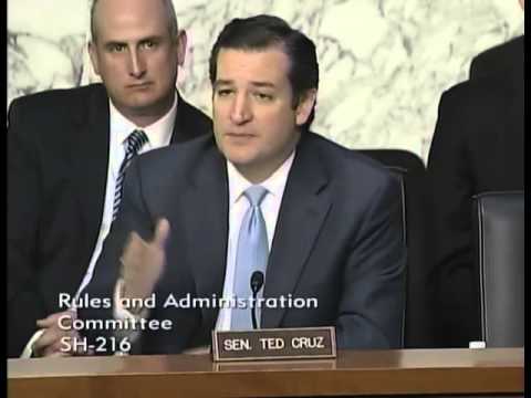 Sen. Cruz: Allow Unlimited Individual Contributions with Immediate Disclosure