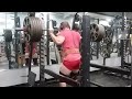 500lbs x 10reps Squat - Day 85 - Breaking the Tom Platz Squat Record - (500lbs x 23reps)