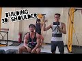 BUILDING 3D SHOULDERS WITH THEM | MEDYO KINAYA NILA