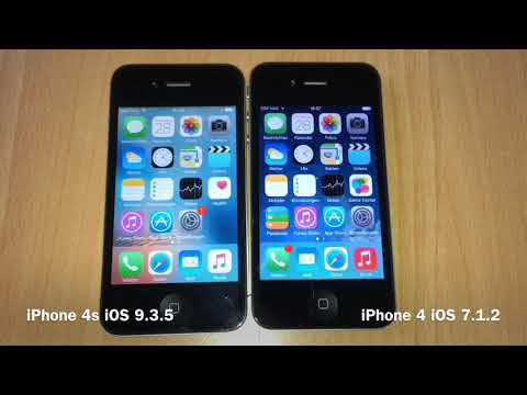 iPhone 4 iOS 7 vs. iPhone 4s iOS 9 Speed Comparison!!!