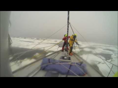 10 Aug releasing from ice anchorage nr Cape Chelyuskin Laptev Sea
