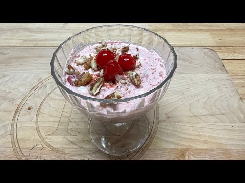 Try this Cherry Fluff Salad, It's a GAME CHANGER for Hot Weather