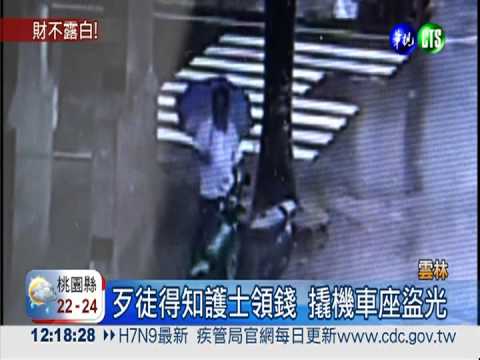 護士領錢不慎防 歹徒撬車座盜光
