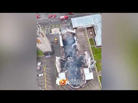 Incêndio atinge Igreja Matriz de Flores da Cunha e mobiliza bombeiros na Serra Gaúcha