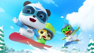 Download lagu Tim Penyelamat Super Menyelamatkan Di Gunung Salju | Lagu Anak-anak | BabyBus Bahasa Indonesia mp3