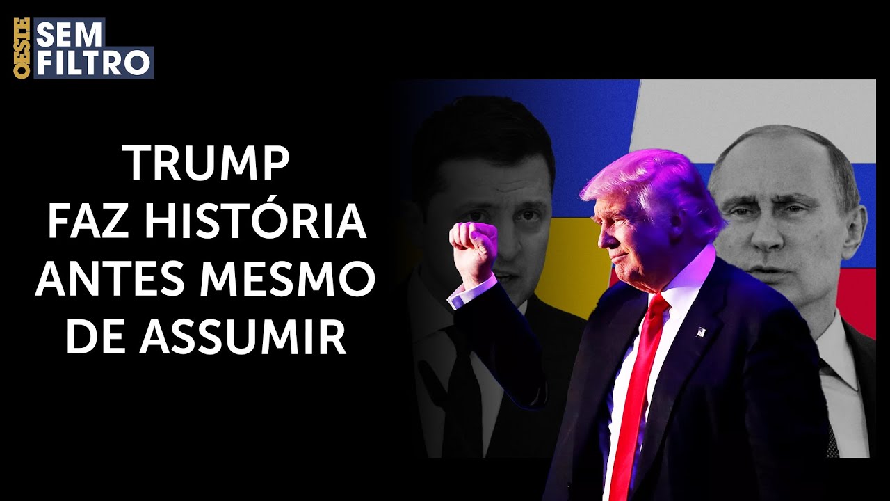Trump lidera negociações de paz e pede cessar-fogo imediato na Ucrânia