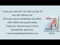 Avril Lavigne - Everything Back But You (Lyric Video)