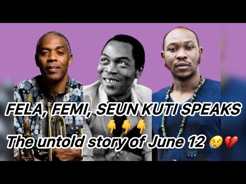 So emotional; Seun Kuti exp0ses the untold story behind June 12 🤦‍♂️😢💔