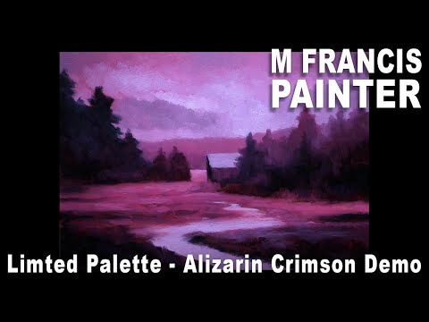Limited Palette Alizarin Crimson Demonstration