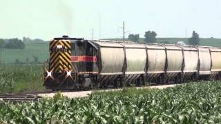 preview picture of video 'Iowa Interstate Railroad: Atlantic Rover 7-11-2013  [HD]'
