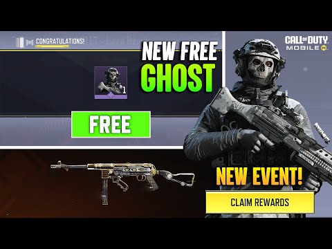 Unlock New Free Ghost Skin in CODM - Ghost Cold Biter Event Season 9 COD Mobile
